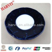 stock cobalt glazed plate